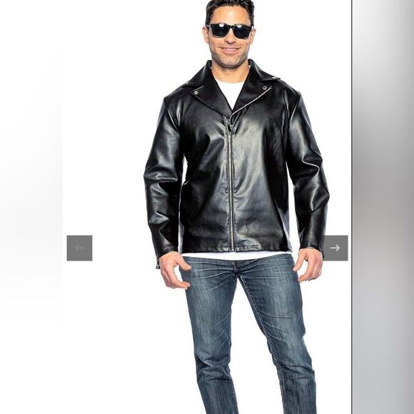 NEW  50s Greaser Costume for Adults, Size 42-48 (1X) - Picture 1 of 8
